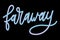 Slogan FaRAWAY phrase graphic vector Print Fashion lettering calligraphy