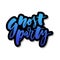 Slogan Ghost Party phrase graphic Print lettering calligraphy