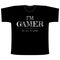 Slogan Im Gamer, We All in Game. typography in chalk style for T-shirt, clothing or attributes. Vector