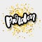 slogan Pardon Sticker for social media content. hand drawn illustration design. Bubble pop art comic style poster, t shirt print,