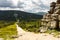 Slonecznik rock formation in Karkonosze mountains