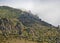 The slope of the mountain Demerdzhi the cloud mist