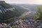 Slopes of mountain canyon, Crimea, Bakhchisaraj