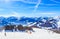 On the slopes of the ski resort Brixen im Thalef. Tyrol