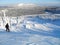 Slopes of ski-resort Ruka Finland