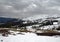 Slopes of ukrainian ski resort Dragobrat in October