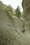 Slot canyon path