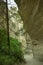 Slot canyon path