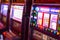 Slot machines in Las Vegas