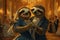 Sloth Animals Presidential Ballroom Dance Extravaganza Generative AI