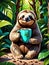 A Sloth\'s Coffee Break