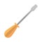 slotted common blade screwdriver construction and renovation tool icon, home repair concept