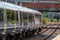 SLOUGH, ENGLAND- 11 September 2022: Elizabeth Line train at Slough train station