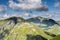 Slovak Western Tatras mountains in summer