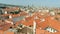 Slovakia, Bratislava Fabulous View: St. Michael Gate in Old Town with Red Roofs