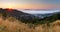 Slovakia city panorama at sunrise, Banska Stiavnica