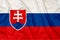 Slovakia Country Silk flag