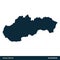 Slovakia - Europe Countries Map Vector Icon Template Illustration Design. Vector EPS 10.