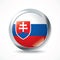 Slovakia flag button