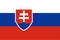 Slovakia flag vector,Slovak Republic flag.Illustration of Slovak