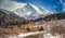 Slovakia mountain from ftom High Tatras. Krivan is national peak of slovakia