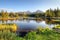 Slovakia nice lake - Strbske pleso in High Tatras at summer