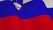 Slovenia background waving flag means patriotic pride - video animation loop