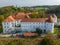 Slovenia - Hrastovec Castle from drone view