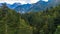 Slovenia mountains, Julian alps view from above