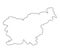 Slovenia outline map