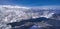 Slovenia, panorama above lake Bohinj - winter picture