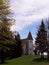 Slovenia Pohorje Areh old church on meadow forest