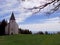 Slovenia Pohorje Areh old church on meadow forest