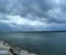 Slovenia, Portoroz, seascape before the storm