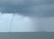 Slovenia, Portoroz, tornado at sea