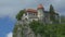 Slovenian Bled Castle View
