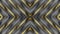 Slow animation of mirrored pattern. Animation. Beautiful metal pattern slowly moving with mirror reflection. Symmetrical