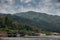 Slow boats on the Mekong river in Laos