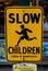 Slow Children street sign