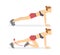 Slow Climbers Exercise Tabata Vector Illustration