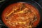 Slow cooked indian lamb shank curry, also known as nalli rogan josh