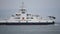 Slow motion Caledonian MacBrayne ferry crossing choppy ocean