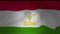 Slow motion of the flag of the Tajikistan