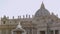 Slow Motion Fountain in St. Peter`s Square. St. Peter`s Square. Italy, Rome