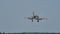Slow Motion of Military Training Jet Aircraft L-39 Albatros in Final for Landing