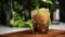 Slow motion of pouring Cola with ice cubes close-up. Cola with Ice and bubbles in glass. Coke Soda closeup. Food