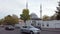 Slow Motion of Traffic In Front of Sehitlik Mosque In Berlin, Germany