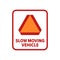 Slow Moving Vehicle symbol