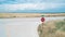 Slow Orbit Around Eastern Plains Colorado Stop Sign and Intersection