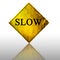 Slow sign